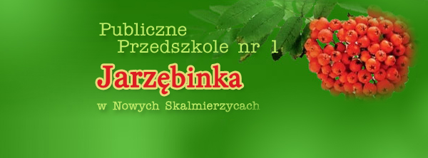 Logotyp: Publiczne Przedszkole nr 1 Jarzębinka w Nowym Skalmierzycach