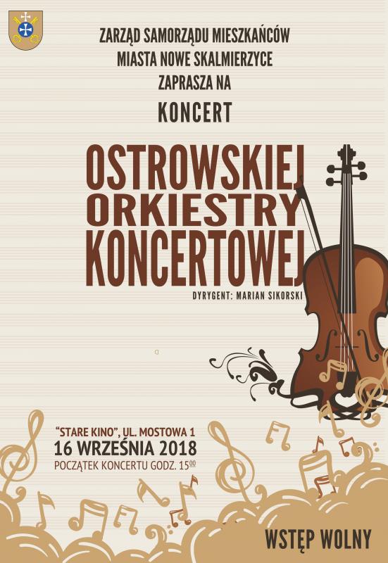 Zaproszenie na koncert Ostrowskiej Orkiestry Koncertowej