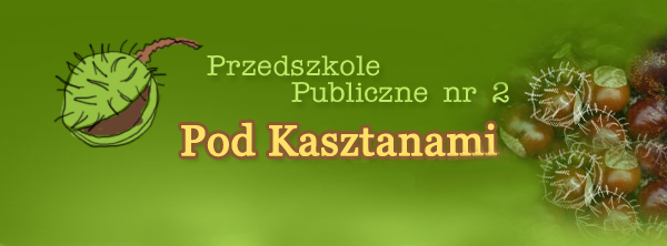 Logotyp: Przedszkole Publiczne nr 2 Pod Kasztanami