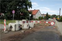 Przebudowywana ulica