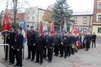 Msza święta z udziałem pocztów sztandarowych 