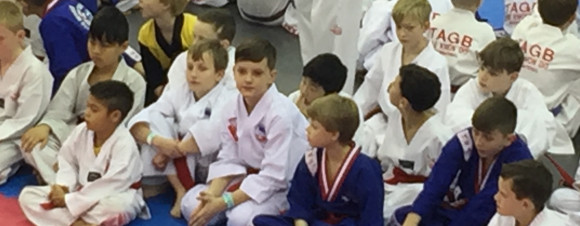 Bartosz Przegienda na Międzynarodowych Zawodach w Taekwon-do