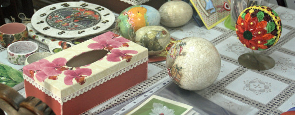 Decoupage w Trkusowie Decoupage w Trkusowie