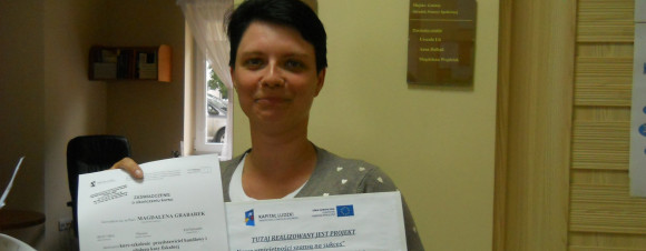 Uczestniczka projektu Uczestniczka projektu